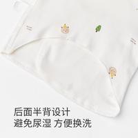 婴儿衣服宝宝a类纯棉春夏新生儿打底衣半背衣长袖和尚服