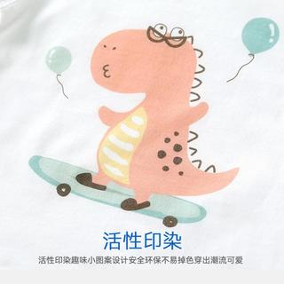 夏季纯棉婴儿卡通内衣套装睡衣空调服薄款儿童两件套