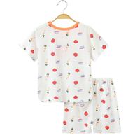 婴儿幼童夏款男女宝宝西红柿短袖套短袖短裤套装