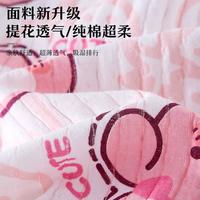 【提花透气】新生儿连体衣夏季薄款纯棉宝宝包屁衣三角哈短袖爬服