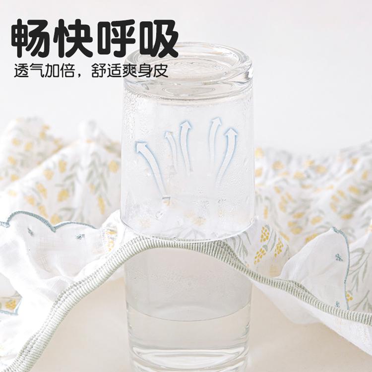【花边飞袖】婴儿短袖连体衣夏季薄款新生幼儿宝宝纯棉女童公主服