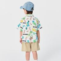 宽松舒适童装男童短袖套装儿童两件套宝宝衣服2025夏装潮