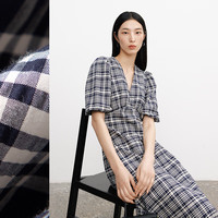 麦檬商场同款2023春夏新款冰丝碎花裙子法式连衣裙女5E4392541 5E4192161