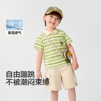 弹力保型儿童T恤男童短袖夏装宝宝POLO衫2025童装