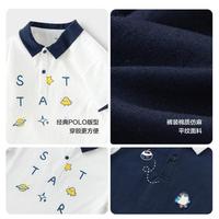 弹力宽松宝宝短袖套装男童Polo衫两件套2025夏装时尚
