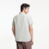 杰克·琼斯(JACK&JONES)夏季无忧搭翻领polo衫男士凉感短袖衣服刺绣简约百搭品牌男装 矿物灰C57 M (175)