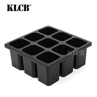 苛力 KLCB 汽车美容收纳柜壁挂式置物架塑料格子柜洗车店专用毛巾架 壁挂式毛巾架