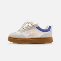 Kappa Kids卡帕24年春款儿童简约休闲时尚百搭运动童鞋儿童跑步鞋 米/粉 单层 女款 37