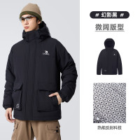 骆驼 断码清仓！199g高充绒热能科技工装羽绒服 ENFO-DWR4级防水