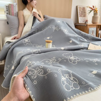 琳豆豆 A类三层纱全棉毛巾被夏凉被 150*200cm