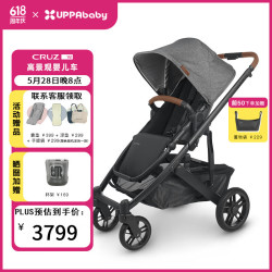 UPPAbaby 美国Uppababy Vista V2婴儿宝宝高景观四轮推车减震双向可坐可躺 深灰色（不含睡篮）