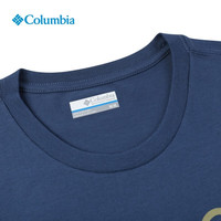 Columbia哥伦比亚春夏男T恤城市户外休闲运动时尚透气圆领短袖上衣AE1363 478 M
