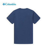 Columbia哥伦比亚春夏男T恤城市户外休闲运动时尚透气圆领短袖上衣AE1363 478 S