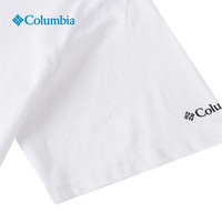 Columbia哥伦比亚春夏男T恤城市户外休闲运动时尚透气圆领短袖上衣AE1363 101 XL