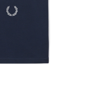 Fred Perry男士POLO衫2025夏季商务短袖重磅麦穗多彩T恤M3600 Y21/藏青色 XL