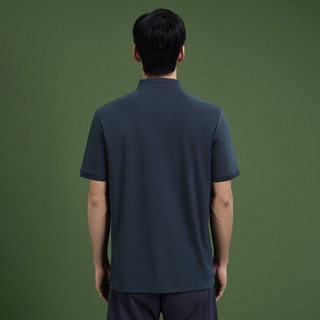 HLA海澜之家短袖POLO衫男短袖男夏季城市轻户外父亲节 XL 180/96A(XL)76-82kg 藏青（净色）(9A)