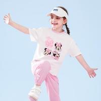 【精梳棉两件套】米妮休闲套装2025夏款女童甜美上衣轻薄裤子