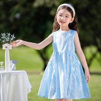 【撞色蝴蝶结背心裙】女童裙子夏季公主裙中小童纯棉儿童连衣裙薄
