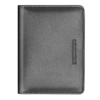 EHRENMANN 多功能银行卡包男士女士大容量驾驶证行驶证皮套头层牛皮卡套 A黑色多卡位款