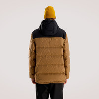 奥索卡 OZARK GEAR男士羽绒服 冬季灰鹅绒保暖连帽外套 拉萨系列156600 棕戊-501 3XL/190