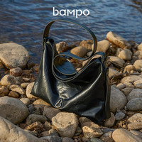半坡饰族 中号绵绵hobo托特包 头层牛皮