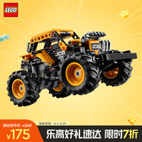乐高 LEGO 机械组系列 42199 怪兽回力车 拼插积木