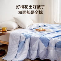 京东京造棉棉宇宙纤维被 A类全棉面料可机洗超柔被子 1.5x2m 沙丘黄