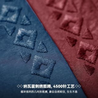 马登 工装美式纳瓦霍刺绣肌理感沙滩五分裤