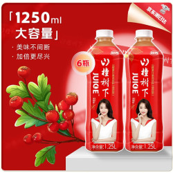 冠芳 山楂果汁饮料 1.25L*6瓶