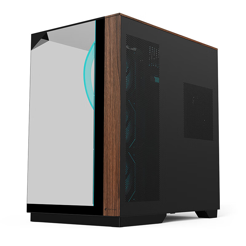  EMACHINES 三面玻璃 电脑机箱+360水冷+Type-C+主板背插+显卡竖装