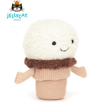 邦尼兔 jELLYCAT英国高端毛绒玩具 趣味冰淇淋甜筒玩偶14cm
