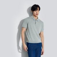 Gap男女装夏季柔软纯色polo领针织衫亲肤短袖毛衣890973