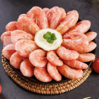 美加佳 大号头籽北极甜虾 净重 1.5kg （80/100规格 头籽率80% ） 礼盒装