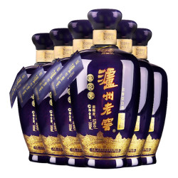 泸州老窖 浓香型白酒 52度 500ml 6瓶