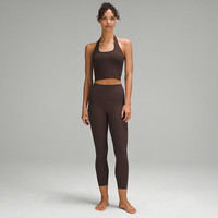 lululemon丨 Align™ 女士方领口挂脖运动背心 LW1EVXS 浓缩咖啡色 XL /12