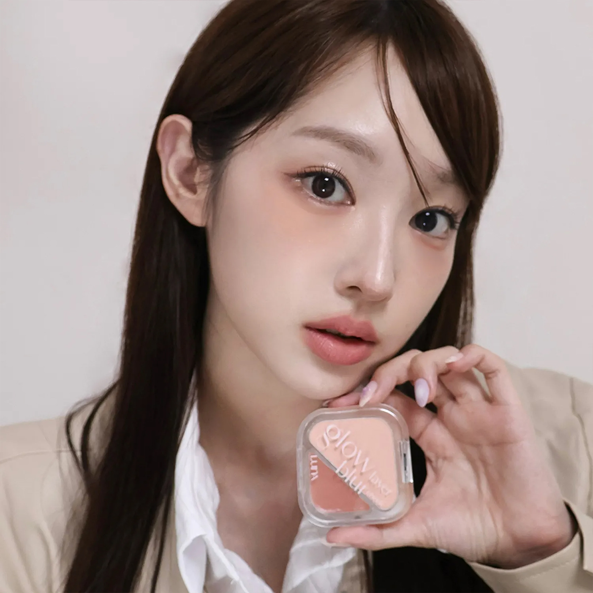 爱敬LUNA露娜双色腮红粉盘显色持久细腻直井怜同款