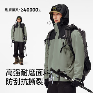 伯希和 原石系列 三合一冲锋衣 女款漫暮黑 L
