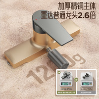 ARROW/箭牌 精铜龙头 淋浴花洒套装+喷枪 百搭银色丨 手持五功能出水+精铜龙头出水