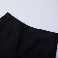 雅戈尔（YOUNGOR）西服裤男西装裤毛料西裤裤子亲肤顺滑垂顺西裤 黑色 165/72A