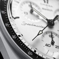 OMEGA欧米茄S·WATCH联名款行星系列男女石英表42mm 白盘SO33M106 超霸1965