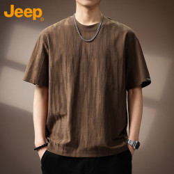 Jeep 吉普 男士短袖T恤 夏季凉感透气休闲上衣