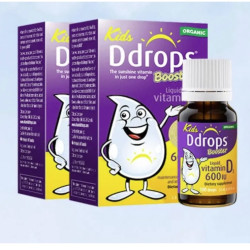 Ddrops 儿童维生素D3滴剂 600IU*2