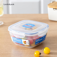 LOCK&LOCK 塑料保鲜盒带饭盒便当餐盒水果盒冰箱储物盒食品收纳盒 正方形950ML