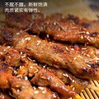 凘梦沅羊肉串烧烤食材套餐腌制调理半成品烧烤生鲜户外露营烧烤食材 内蒙古腌制羊肉串净重1斤30串
