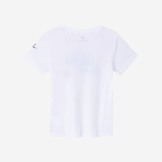 NIKE 耐克小童装男童短袖T恤夏季新款儿童笑脸印花休闲短T上衣 纯白色 120 /60 (6)