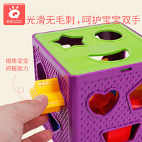 几何形状认知配对积木儿童早教益智玩具婴儿塞塞乐宝宝图形六面盒