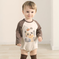 巴厘小猪 婴儿包屁衣春季连体衣纯棉