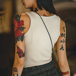 马登 MADEN女装 基础款针织背心夏季百搭小吊带打底衫美背修身运动可外穿