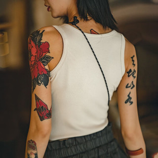 马登 MADEN女装 基础款针织背心夏季百搭小吊带打底衫美背修身运动可外穿