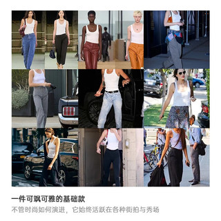 马登 MADEN女装 基础款针织背心夏季百搭小吊带打底衫美背修身运动可外穿